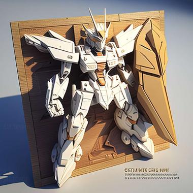 3D model SD Gundam G Generation Cross Rays game (STL)